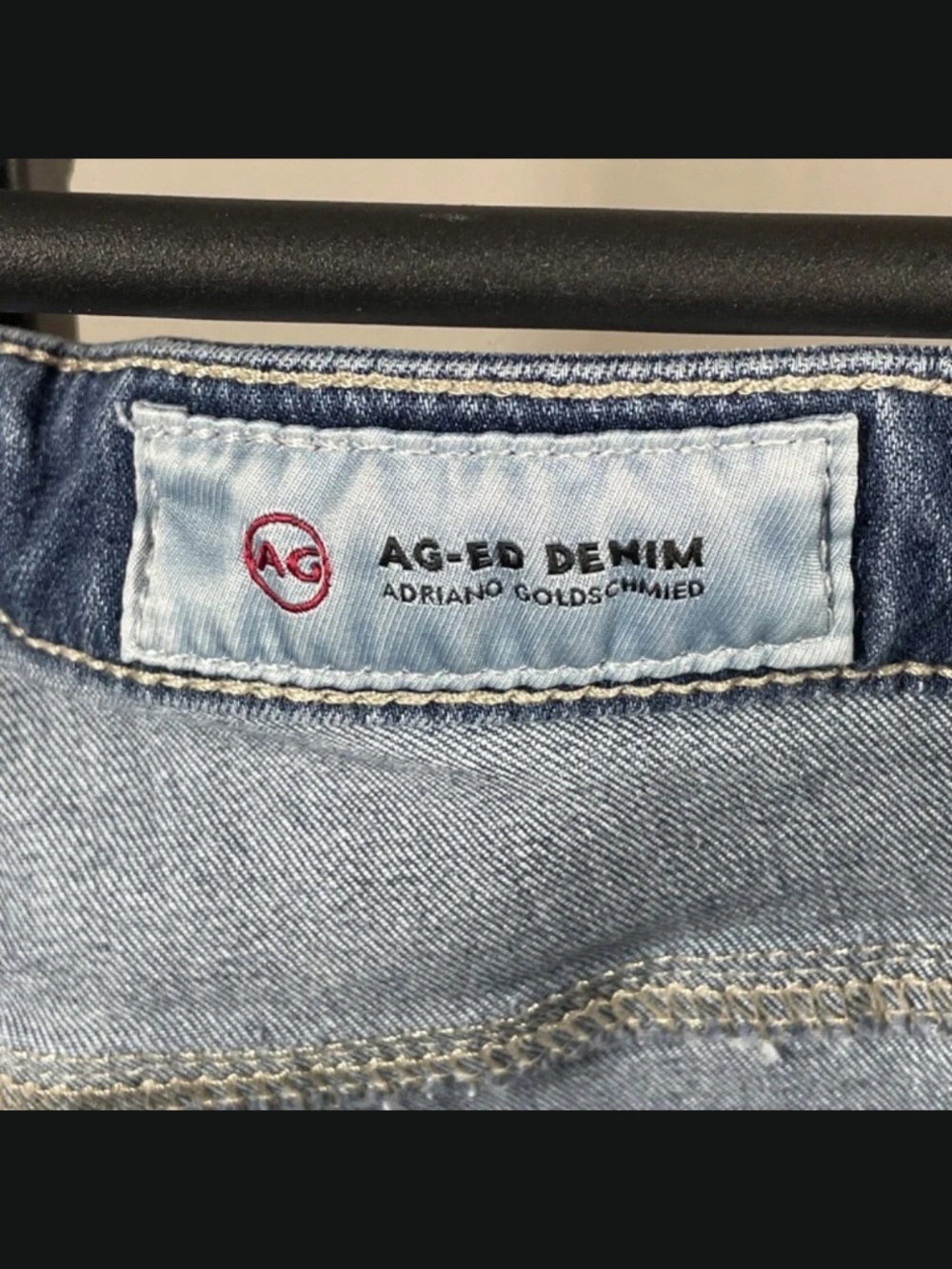 Adriano Goldschmied Jeans Womens 27 blue denim prima crop skinny designer casual - Picture 4 of 9